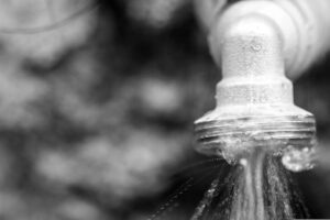 Frozen water line